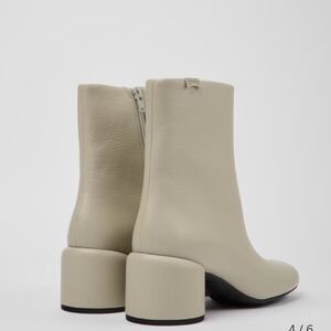 Camper Cream Heeled Boots